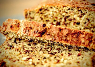 low carb brot mit chiasamen