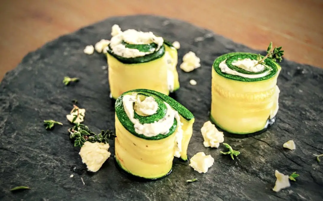 Zucchini Röllchen Vegetarisch