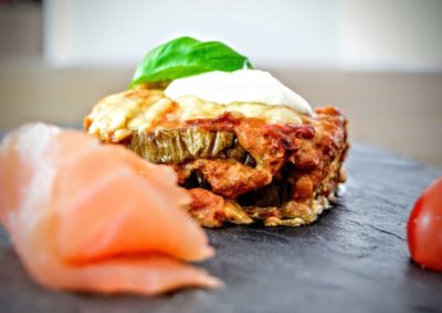 Low Carb Auflauf Aubergine