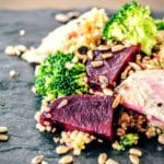 Quinoa Salat mit Roter Beet