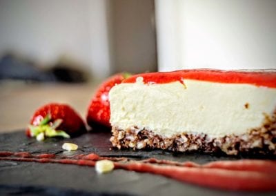 Low Carb Käsekuchen Backen