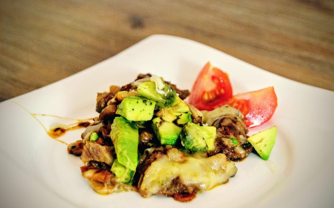Rezept: Low Carb Avocado Rindfleisch Pfanne
