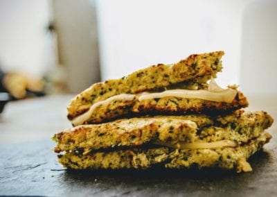 toastbrot aus zucchini raspeln low carb