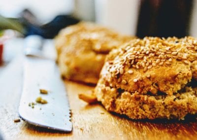 Gesunde Burger Brötchen ohne Zucker