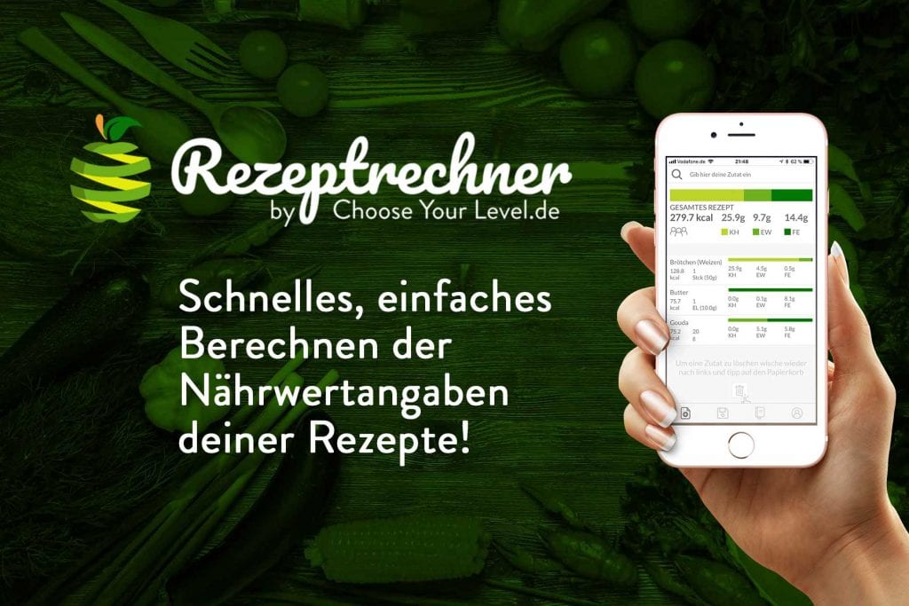 nährwerterechner für rezepte app