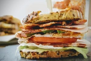 rezept low carb club sandwich