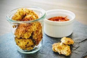 gesunde Hähnchen Nuggets selber machen Rezept