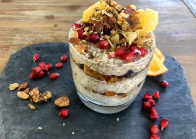 Veganes Chia Samen Frühstück