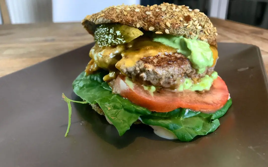 Gesunder Low Carb Burger ohne Kohlenhydrate