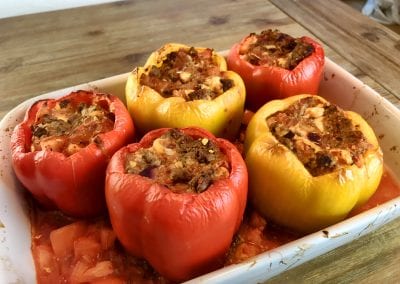 LOW CARB gefüllte paprika