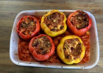 Low Carb Gefüllte Paprika mit Hack