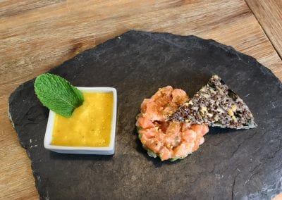 rezept low carb tartar lachs