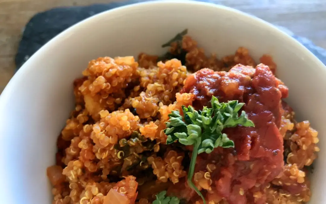 tomaten quinoa rezept