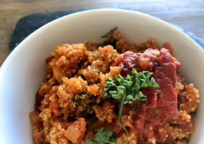 tomaten quinoa rezept