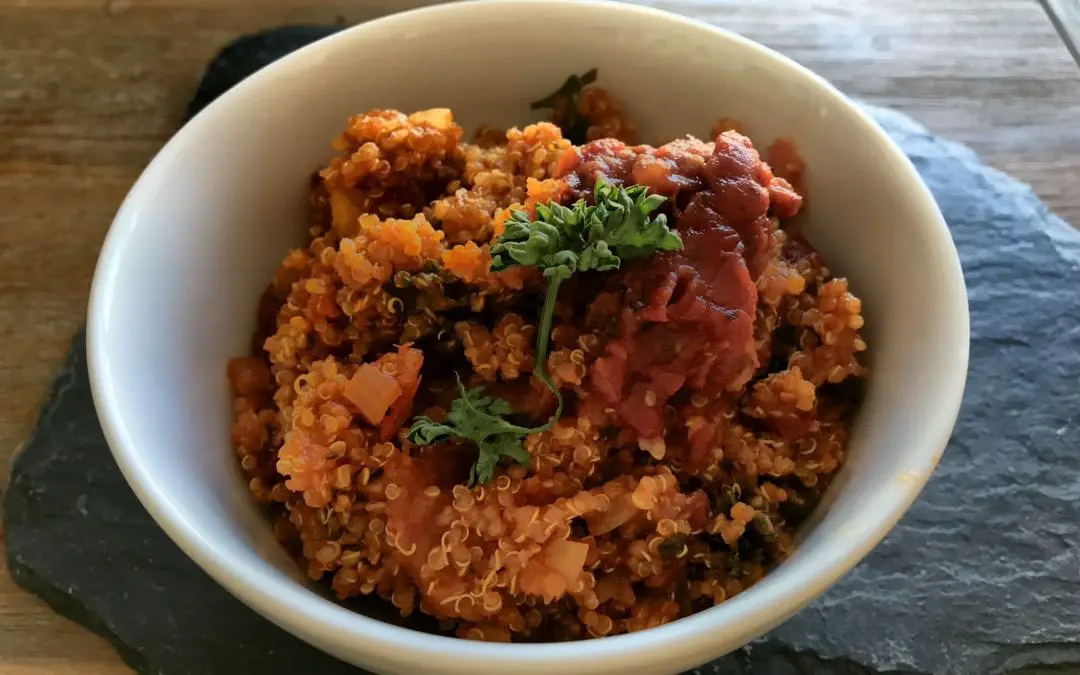 Tomaten Quinoa Vegetarisch