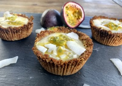 vegane käsekuchen muffins