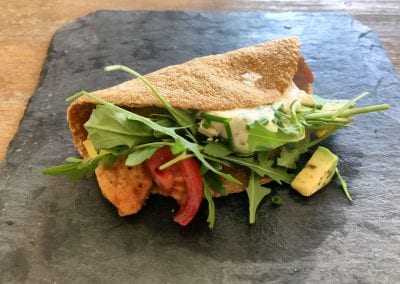 Low Carb Wraps mit Leinsamen