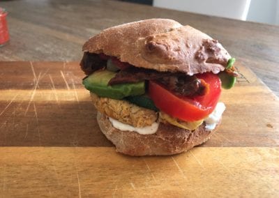 Veganer Burger