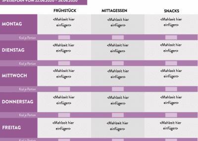 Speiseplan Kita Vorlage