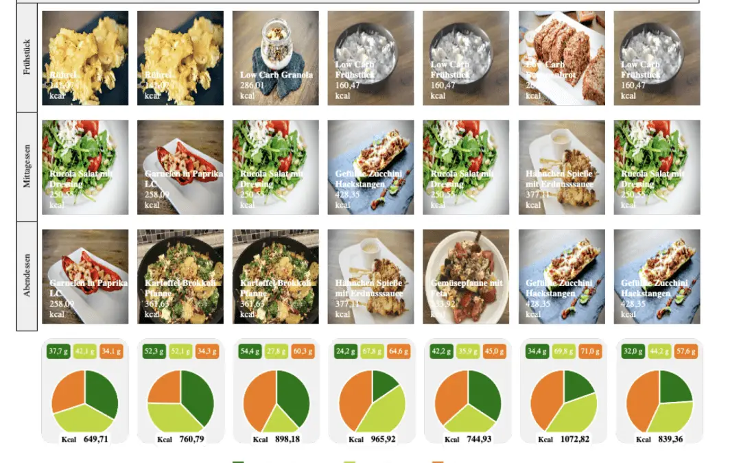 Ernährungsplan Erstellen Vorlage